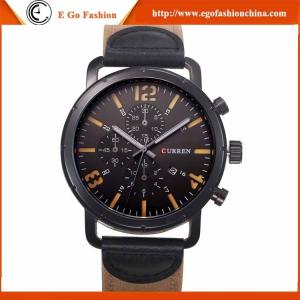 China Guangzhou E Go Fashion Co., Ltd Effie Watch Stainless Steel CURREN Leather Watch Wholesale wholesale