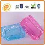 Sedex WCA Cosmetic Toiletry Bag Makeup PVC Clear Plastic Double Zipper 200mm