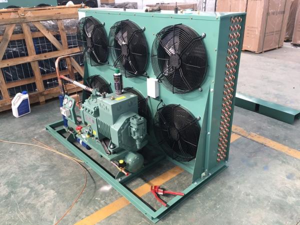 Industrial 6 Fan Motors Fin Type Air Cooled Condenser Coil Price