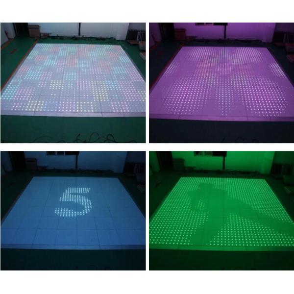 Anti Slip Dance Floor LED Display Individually Removable Easy Clean For Wedding