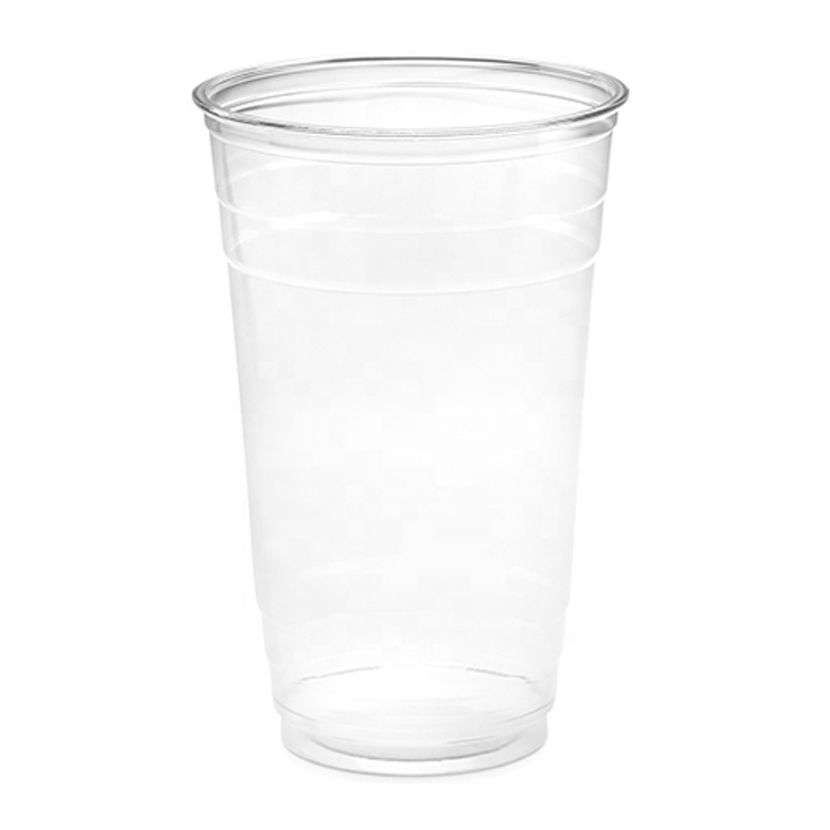 32oz Plastic PLA Beer Cup Clear Biodegradable