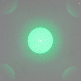 Circular Plane DOE Laser Module 520nm 100mw