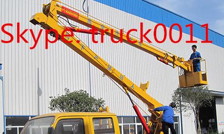 Quality Hot sale CLW brand Overhead working truck for maintenaining Street lights, CLW brand 12m-24m hydraulic bucket truck for sale
