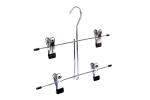 Betterall Economy 4 Clips Polished Chrome Metal Swimwear Hanger