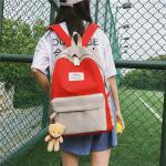 2018 summer new harajuku fresh contrast color student fashion pack Korean