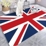 National Flag Polyester Fiber Living Room Floor Carpets North European Style