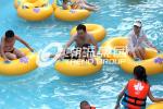 Large Lazy River Equipment / Aqua Play Park Galvanized Carbon Steel Supporting