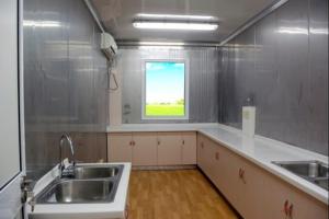 Custom-made Dismountable Kitchen Container - Knockdown Wall Panel System, Movable