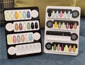 China OEM Boutique Gel Nail Polish Color Display Board Holder For Crylic Album wholesale