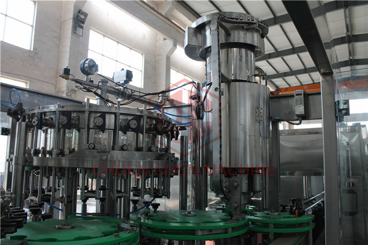 Plastic Glass Beer Bottle Filling Machine Micro Brewery With External Filling Valve