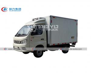 China Foton Mini Refrigerator Freezer Truck Freezer Van Food Medical Transport on sale