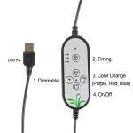 Full Spectrum 45W Cob Usb Desktop Stand Clip Phyto Lamps