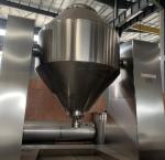 Double Cone Rotary Conical Vacuum Rotary Dryer Machine For Vegetables Sugar Salt