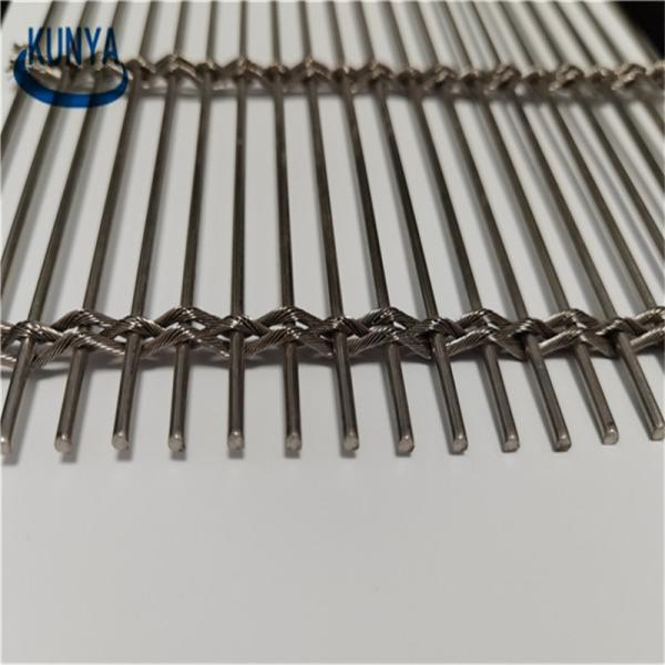Architectural 0.5mm Decorative Woven Wire Mesh For Home Deco Furniture Cabinet