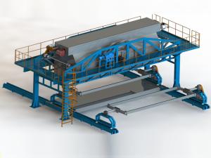 China Large Size Rock N Roll Rotomoulding Machine 380V 50Hz wholesale