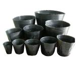 wholesale plastic seedling tray , soft black pot for Garden supplies