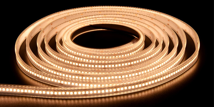 6500K Cutting LED Strip Lights Waterproof Warm White 24V Under Cabinet Lighting