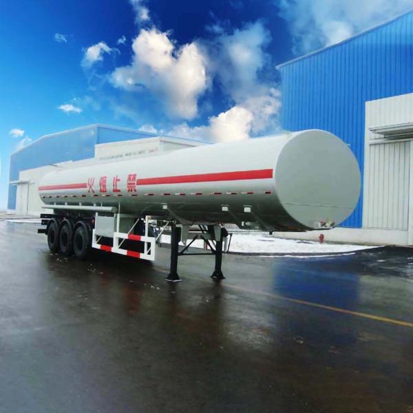 3 Axles 42000L 28t Insulated Carbon Steel Tanker Semi Trailer with BPW Axle 12t