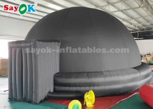China Black 6m Inflatable Planetarium Dome Tent For Kids School Education Equipment wholesale
