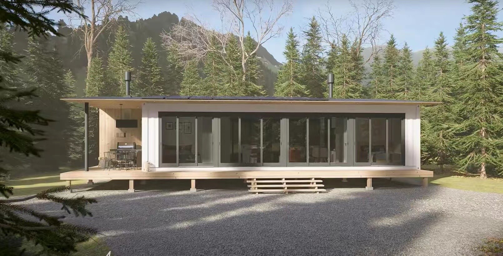 Wooden Expandable Container House Luxury Prefabricated