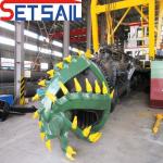 US 14 Inch Cutter Suction River Sand Dredger with HDPE Pipe and 70kw-110kw