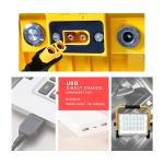 300w Commercial Portable LED Work Light Aluminum 7 Inch Yellow Heavy Duty 12-24v