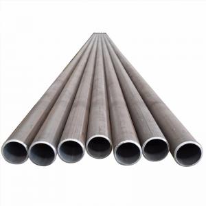 China ASTM A53 Black Iron Pipe , Welded Sch40 Steel Pipe For Building Material wholesale