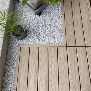 China Outdoor Wood Interlocking Deck Tiles Hardwood Interlocking Deck Boards CE wholesale