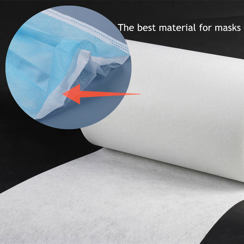 PP ( Polypropylene ) Meltblown Nonwoven Fabric Made With Medical Grade Materials