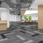 Heavy Duty Commercial Carpet Squares 500x500mm Interlocking Carpet Tiles