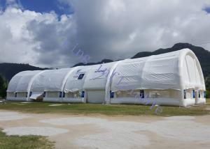 China 40 X 10 X 6 M PVC White Inflatable Event Tent With Strong Wind Resistance wholesale