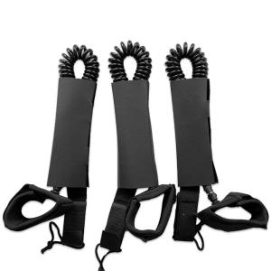 China Premium 10 Feet SUP Coil Leash With Full Size Padded Ankle Cuff wholesale