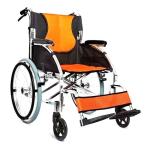 Folding Transport Lightweight Wheelchair Manual 24 Inch Wheelchair