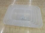 Clear Plastic Food Storage Box with Lid and Lock Capacity 0.9L to 12L Withstand