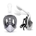 PP TPR Professional Full Face Snorkel Mask Easy Breathing Free Diving