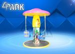 Coin operated indoor fiberglass flying seat carousel EPARK mini amusement kiddie