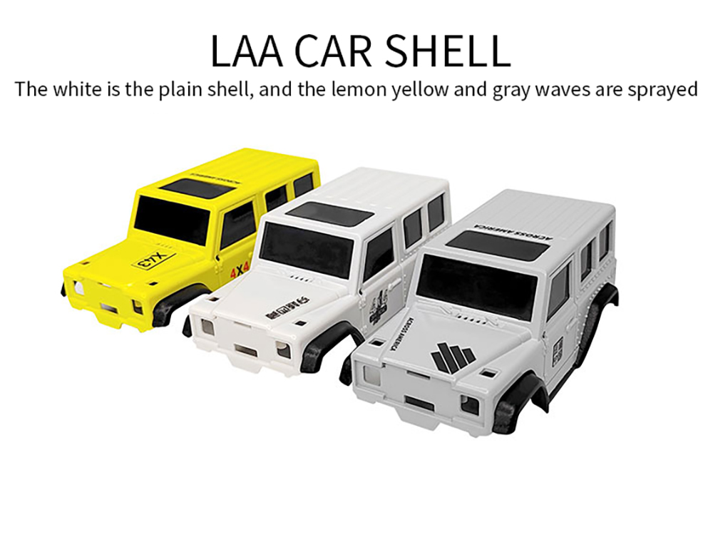 LDARC X43 1/ Mini RC Remote Control Model Car Desktop Crawler RTR 4WD Code Rolling Adult Children's Toys