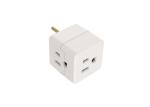 Indoor Portable Travel Mini Plug 3 Outlet Wall Adapter