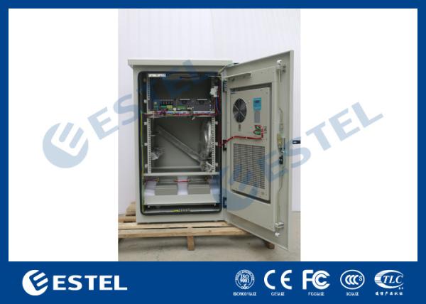 Waterproof Sandwich Structure Outdoor Wall Mounted Cabinet With Telecom Power