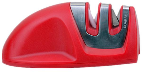 Ceramic Knife Sharpener Tungsten Blade Edge Grip 2 Stage Knife Sharpener 95 * 52