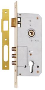 China 35-50mm Door Thickness Mortise Door Lock with Steel / Zamak Deadbolt and Adjustable Latch wholesale