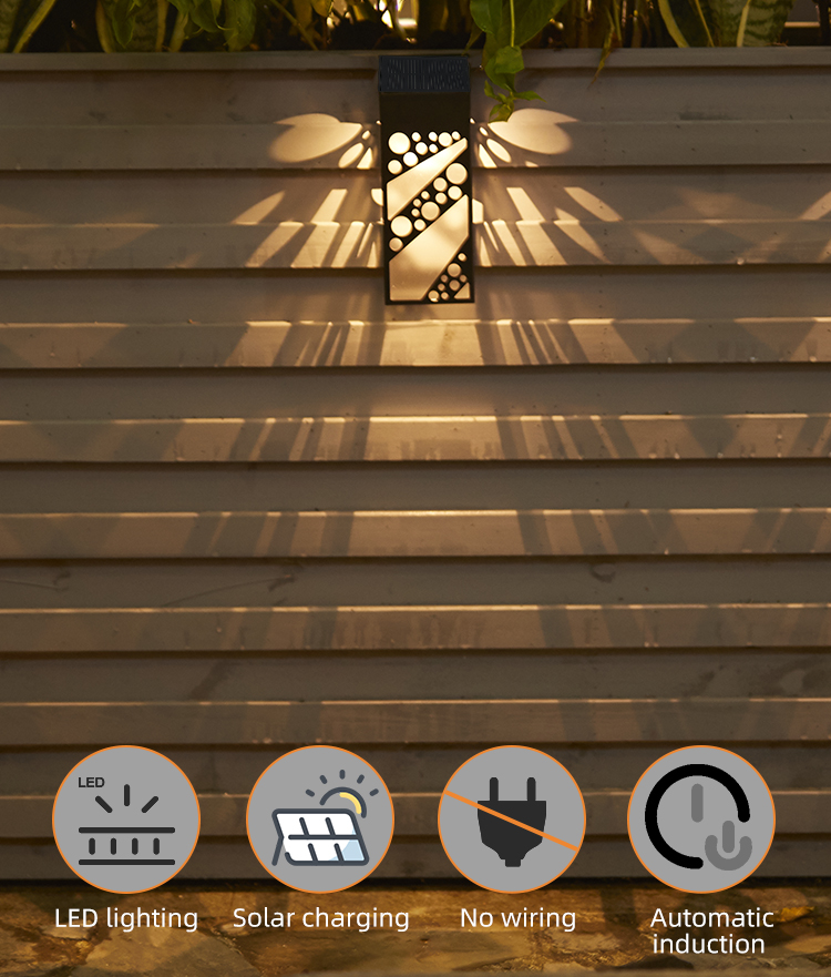 IP68 Solar Fence Light For Outside