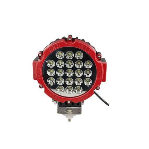 63W 7" Spot LED Work Light 6000K Driving for ATV Jeep Wrangler Car SUV Offroad