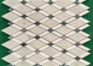 China Venice White Mosaic Kitchen Floor Tiles , Mosaic Style Floor Tiles 10 Mm Thick wholesale