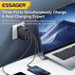 Dual USB 2 Ports Travel 140w GaN Chargers Quick Charging Phone Accessories