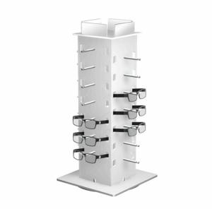 China Modern Counter Top Eyewear Display Rack / Polar White Acrylic Eyewear Display Stands wholesale