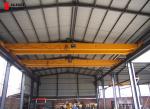 Indoor 10T Double Girder Bridge Crane Electric Hoist Trolley Energy Saving