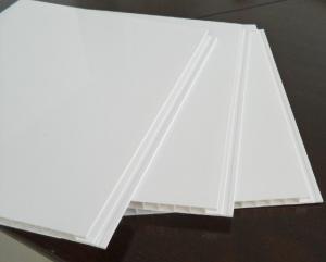 China Sound Absorbing PVC Ceiling Panels With PVC Resin For Restaurant 8mm Thickness wholesale