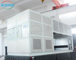 China 37.5KW Cooling Capacity Direct Cooling Block Ice Machine with Stainless Steel Plate Evaporator wholesale