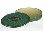 Large 0.28 MM Food Grade Tinplate Round Cookie Packaging Container Tins With Lid